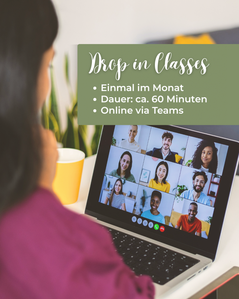 Symbolbild Online Klasse für das Drop in Coaching